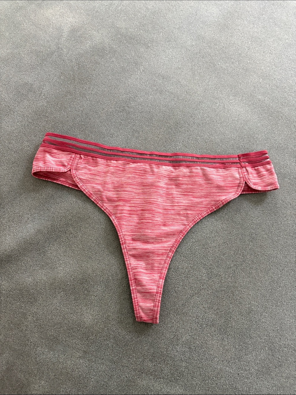 Victoria's Secret Pink Marled Thong